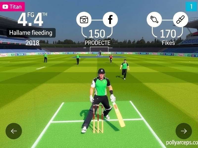 VR Cricket Fielding Titan Gameplay